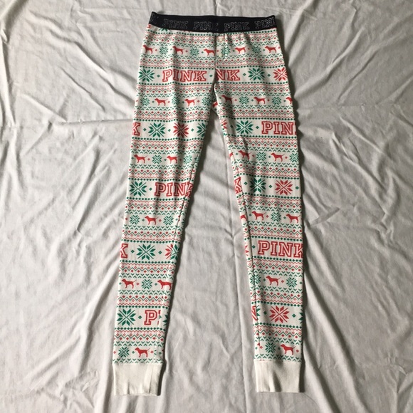 PINK Victoria's Secret Other - VS Pink | Christmas Sleep Leggings PINK Victoria's Secret Other - VS Pink | Christmas Sleep Leggings